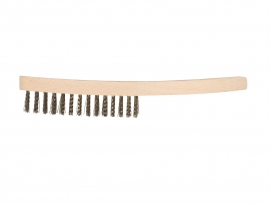 Plug Brush, 2-Row Stainless Steel