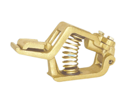 Brass Spring Earth Clamp 300A at 35% and 250A at 60%