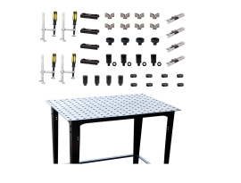 Clamps and Components kit for the set up of ROUND and SQUARE tubing frames: