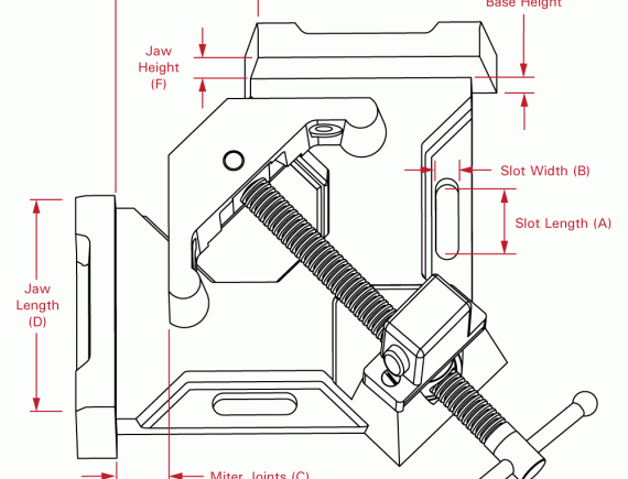 Etau de montage angulaire à 3 axes WAC35-SW STRONGHAND TOOLS