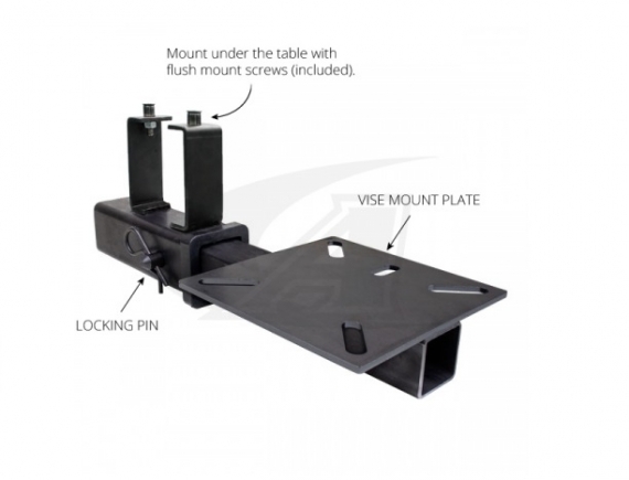 Support avec plateforme pour étau - adaptable sur la table de soudure Rhino Cart STRONGHAND TOOLS