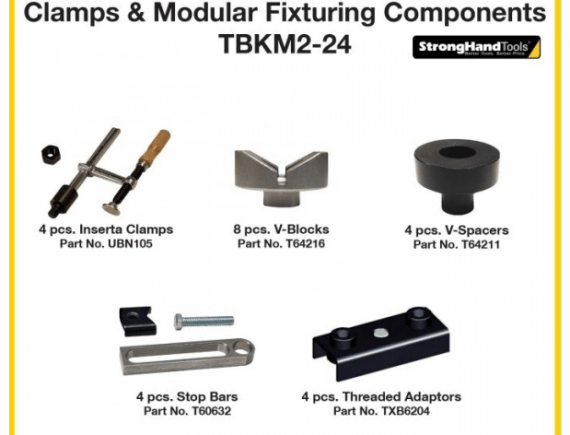 Fixation de tubes ronds FixturePoint Kit de composants modulaires STRONGHAND TOOLS
