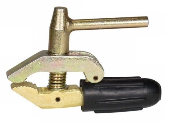 Earth Clamp with a brass vice 600A at 35% and 500A at 60%
