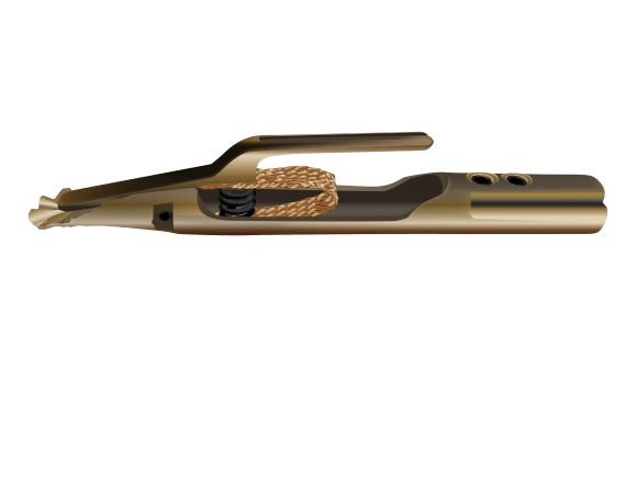 Brass Body + Lever assembled for Arc 500