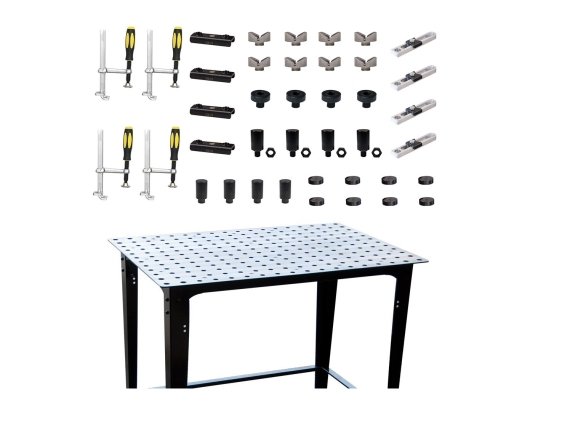 Clamps and Components kit for the set up of ROUND and SQUARE tubing frames: