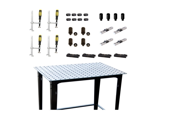 Clamps and Components Kit for the set up of 4 x SQUARE Tubing frames